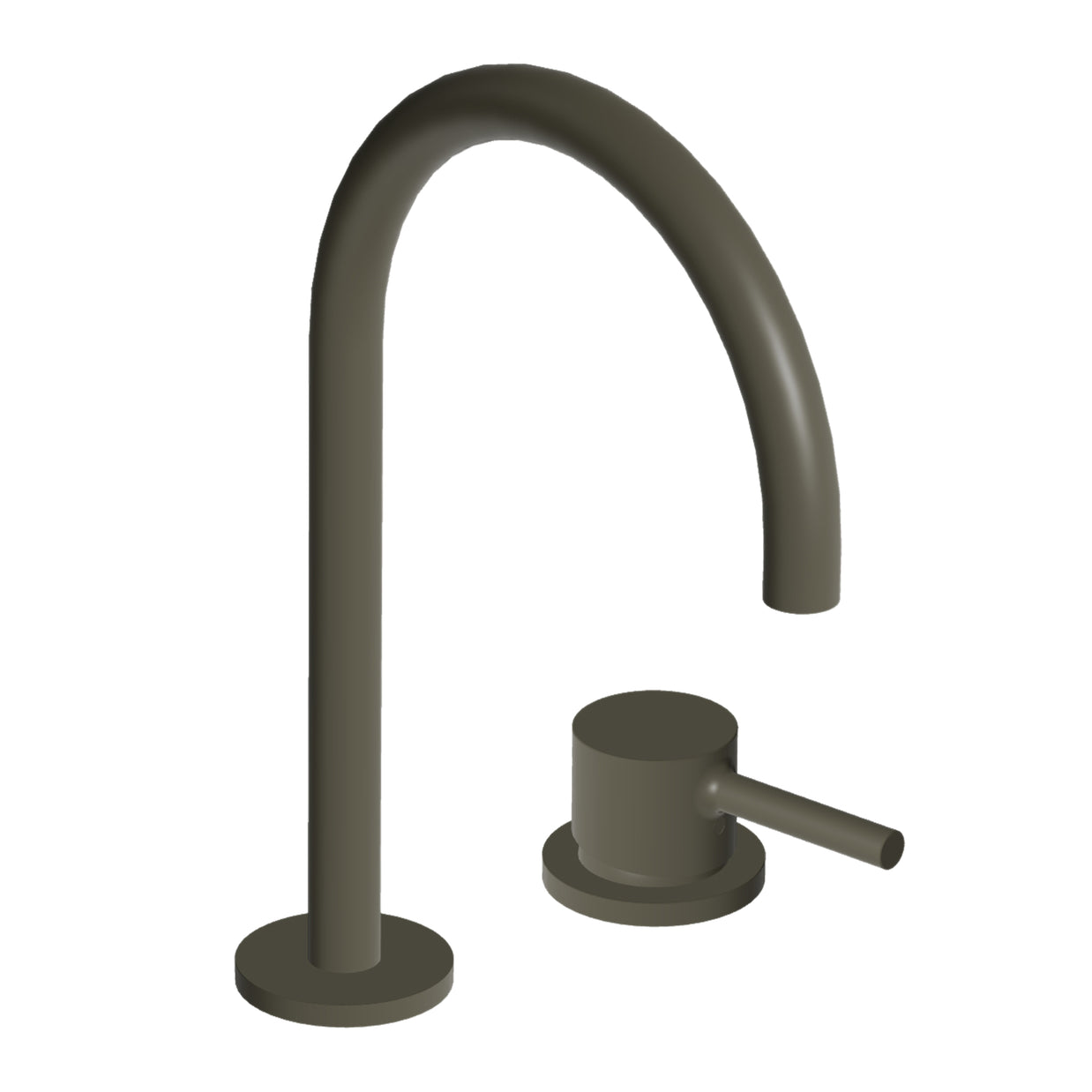 PAN S 2TH EXTENDED HEIGHT GOOSE NECK BASIN MIXER