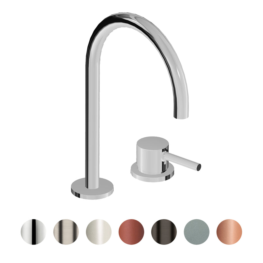 PAN S 2TH EXTENDED HEIGHT GOOSE NECK BASIN MIXER