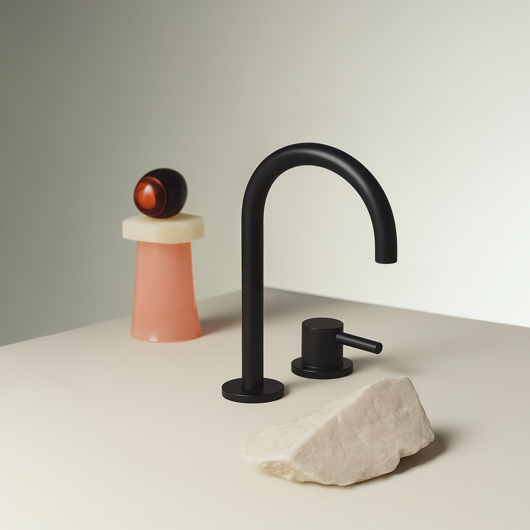 PAN S 2TH EXTENDED HEIGHT GOOSE NECK BASIN MIXER