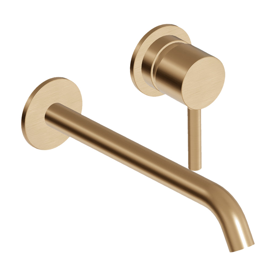 PAN S 2TH WALL MOUNTED BASIN MIXER 220MM