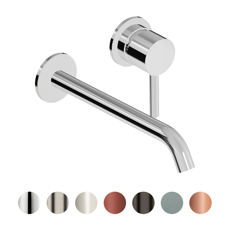 PAN S 2TH WALL MOUNTED BASIN MIXER 220MM