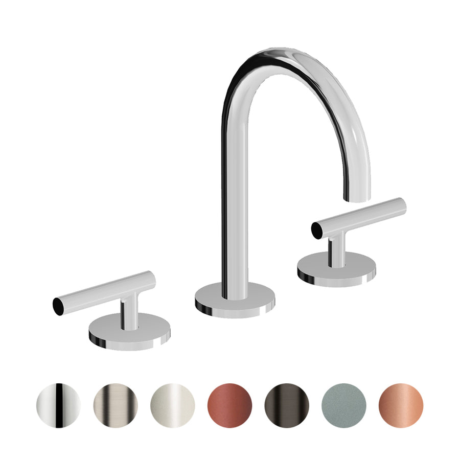 PAN S 3TH DECK MOUNTED BASIN MIXER