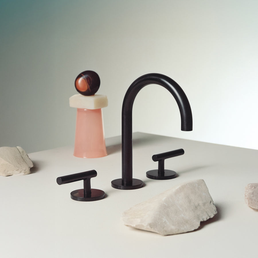 PAN S 3TH DECK MOUNTED BASIN MIXER