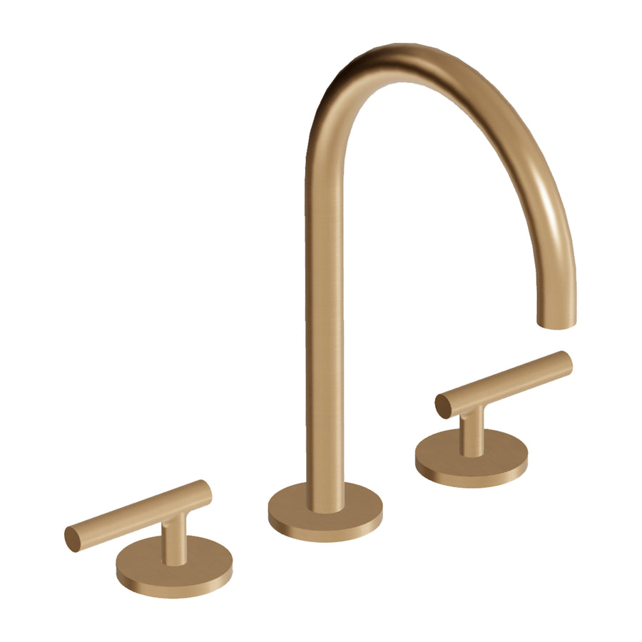 PAN S 3TH EXTENDED HEIGHT DECK MOUNTED BASIN MIXER