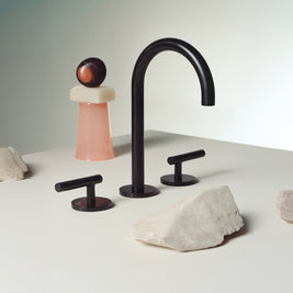 PAN S 3TH EXTENDED HEIGHT DECK MOUNTED BASIN MIXER