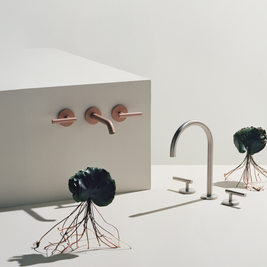 PAN S 3TH WALL MOUNTED BASIN MIXER 220MM