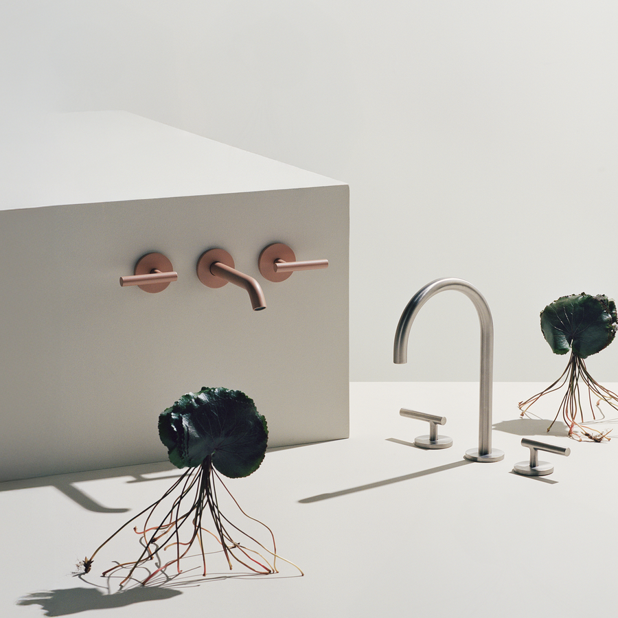 PAN S 3TH WALL MOUNTED BASIN MIXER 220MM