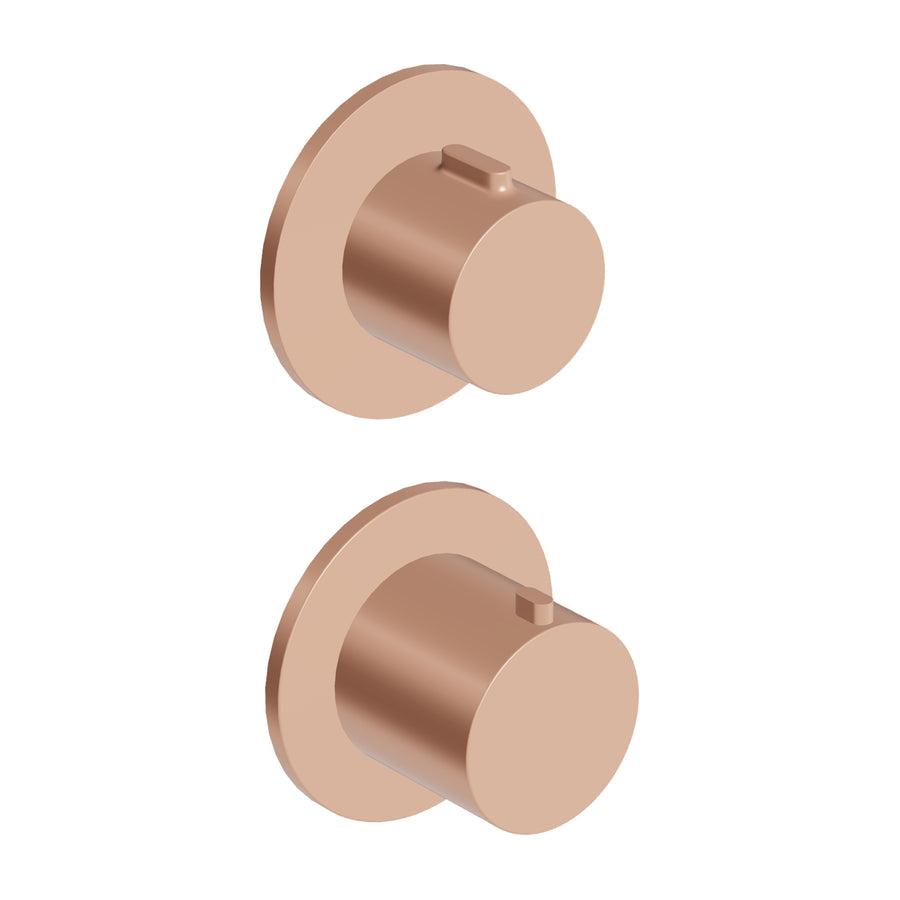 PAN S THEREMOSTATIC MIXER WITH X1 STOP VALVE