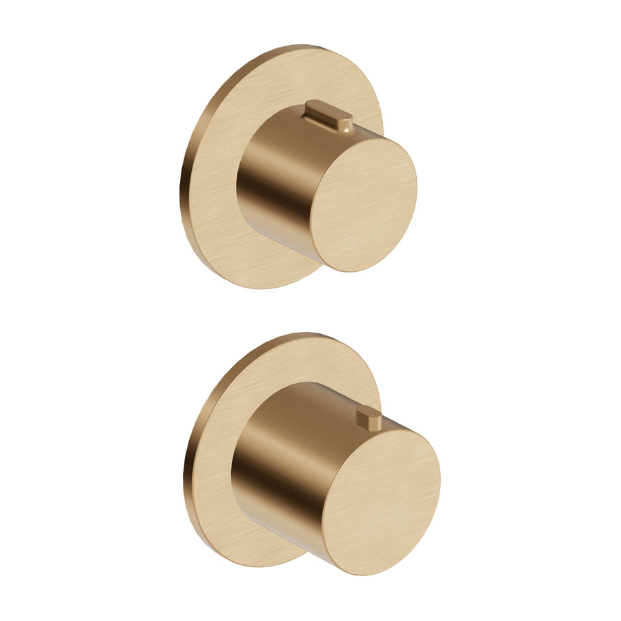 PAN S THEREMOSTATIC MIXER WITH X1 STOP VALVE
