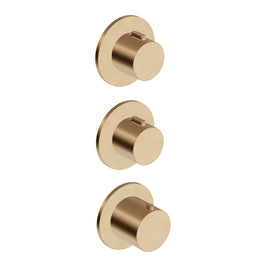 PAN S THEREMOSTATIC MIXER WITH X2 STOP VALVE