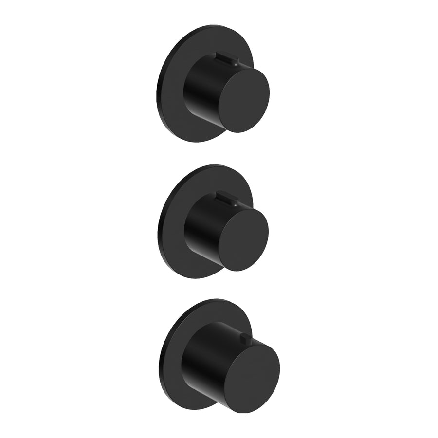 PAN S THEREMOSTATIC MIXER WITH X2 STOP VALVE