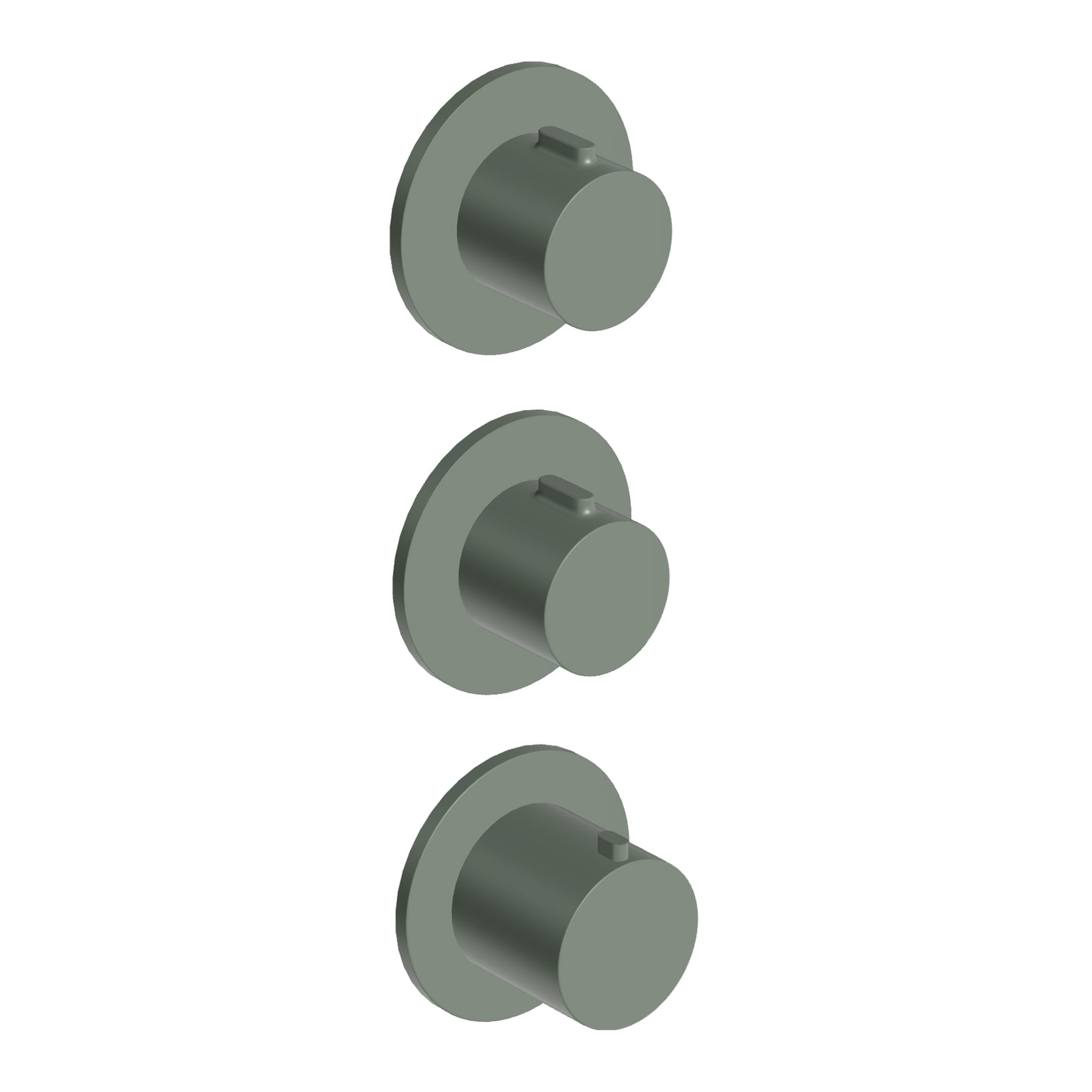PAN S THEREMOSTATIC MIXER WITH X2 STOP VALVE