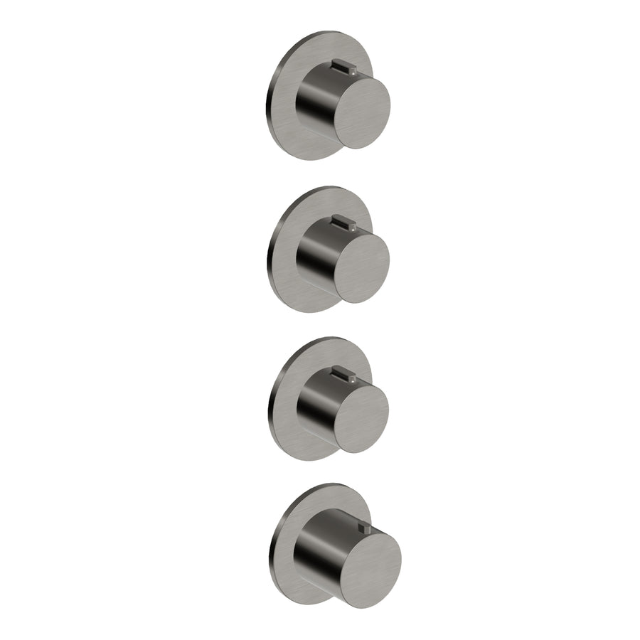 PAN S THEREMOSTATIC MIXER WITH X3 STOP VALVE