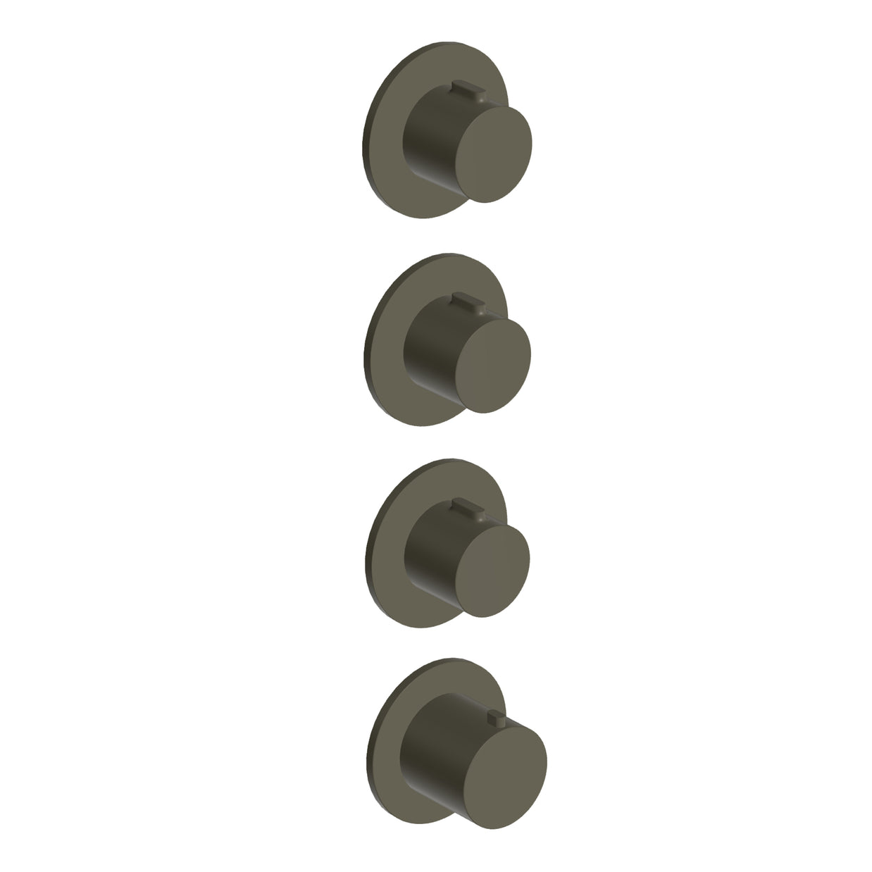 PAN S THEREMOSTATIC MIXER WITH X3 STOP VALVE