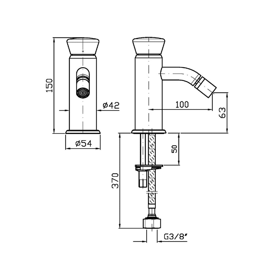 SABLIER BIDET MIXER