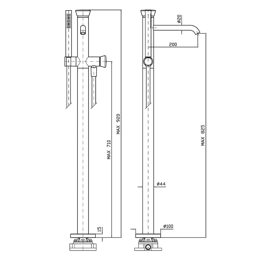 SABLIER BATH COLUMN