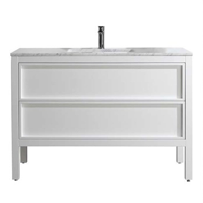 ARRIVO 1200 FLOOR VANITY W/ 1TH MARBLE TOP