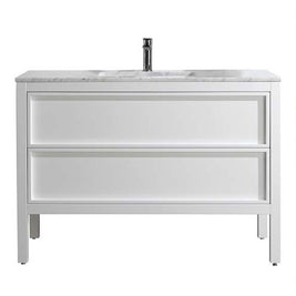 ARRIVO 1200 FLOOR VANITY W/ 1TH MARBLE TOP