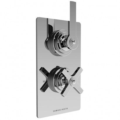 LANDMARK PURE THERMOSTATIC SHOWER MIXER 1 OUTLET LEVER/CROSS HANDLE
