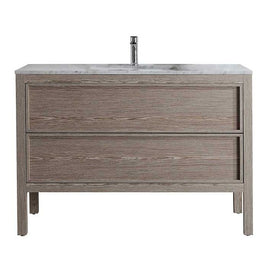 ARRIVO 1200 FLOOR VANITY W/ 1TH MARBLE TOP
