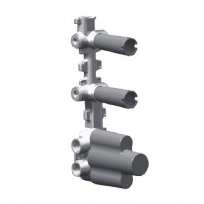 ZUCCHETTI BUILT IN PART - THERMO SHOWR MIX 2 OUTLET W/STOP VALVE