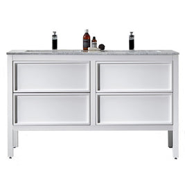 ARRIVO 1400 FLOOR VANITY W/ 2TH MARBLE TOP