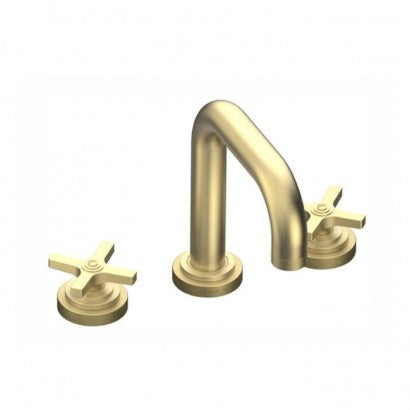 LANDMARK PURE 3TH BASIN MIXER W/PUW MEDIUM CROSS HANDLE