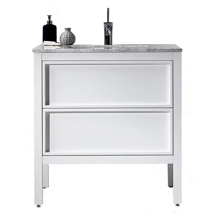 ARRIVO 800 FLOOR VANITY W/ 1TH MARBLE TOP