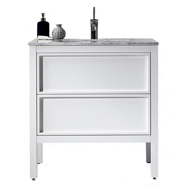 ARRIVO 800 FLOOR VANITY W/ 1TH MARBLE TOP