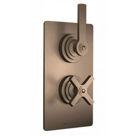LANDMARK PURE THERMOSTATIC SHOWER MIXER 1 OUTLET LEVER/CROSS HANDLE