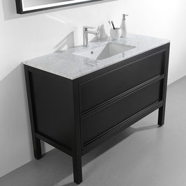 ARRIVO 1200 FLOOR VANITY W/ 1TH MARBLE TOP