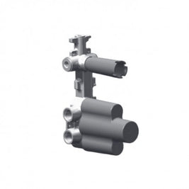 ZUCCHETTI BUILT IN PART - THERMO SHOWR MIX 1 OUTLET W/STOP VALVE