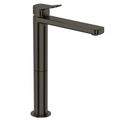 BRIM EXTENDED HEIGHT BASIN MIXER CHROME