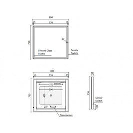 ARRIVO LED MIRROR 800