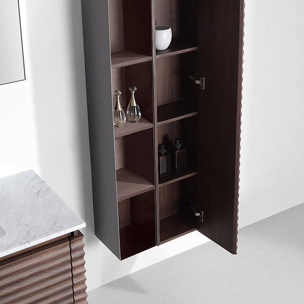 LOOM TOWER BLACK METAL OPEN SHELF