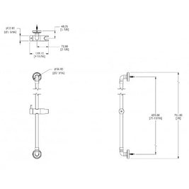 LANDMARK PURE SLIDE SHOWER 1 FCT