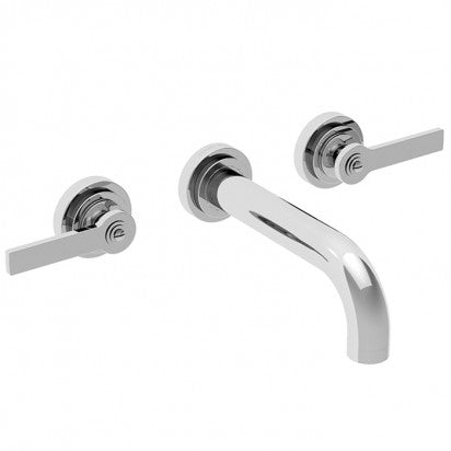 LANDMARK PURE 3TH WALL BASIN MIXER 180MM LEVER HANDLE