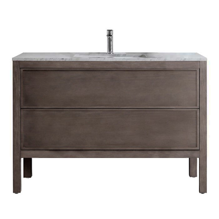 ARRIVO 1200 FLOOR VANITY W/ 1TH MARBLE TOP