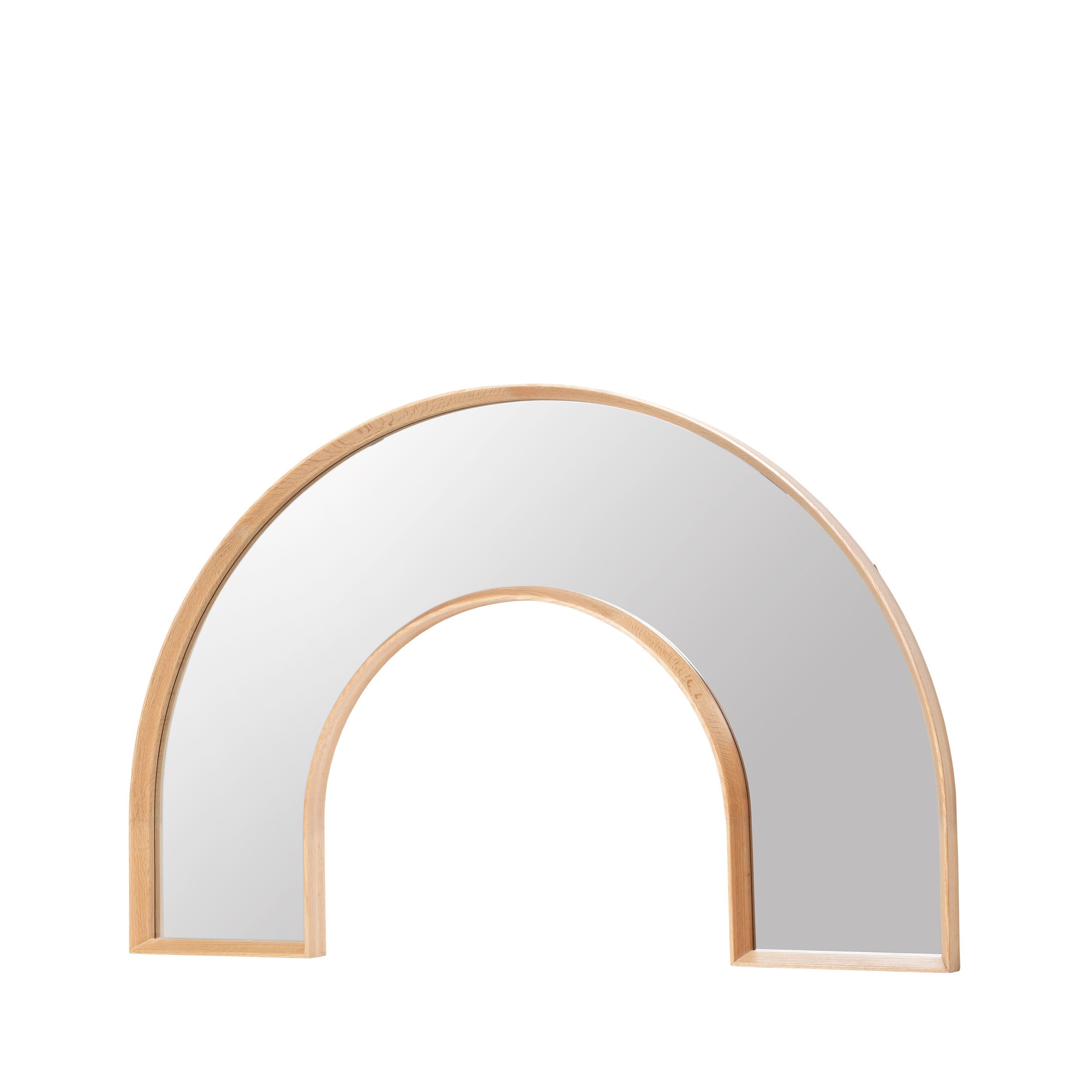 BROSTE ALVA RAINBOW MIRROR 1390X60X905MM NATURAL OAK