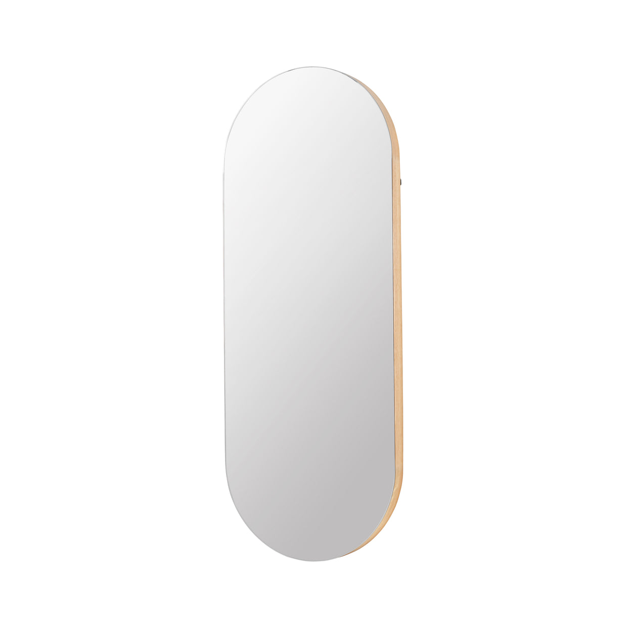 BROSTE ALVA OVAL MIRROR 620X60X1580MM NATURAL OAK