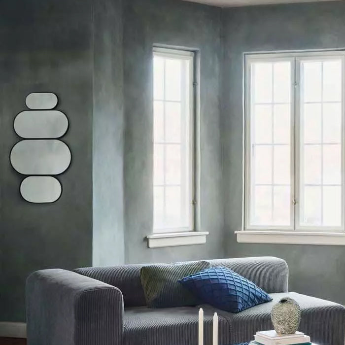 BROSTE PELLE MIRROR 840X20X510MM BLACK