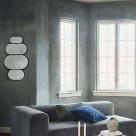BROSTE PELLE MIRROR 840X20X510MM BLACK