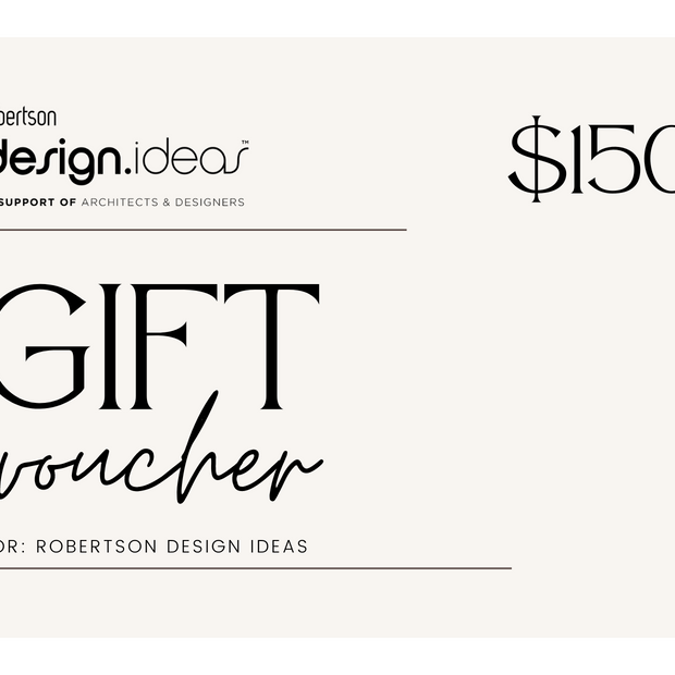 Robertson Design Ideas Gift Voucher