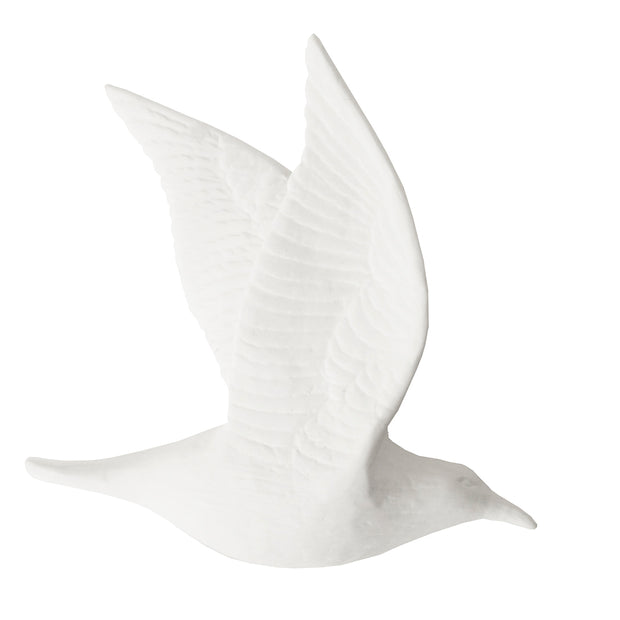 FLYING BIRD DOUBLE SET OF 3 FINE BONE CHINA 140X135MM WHITE