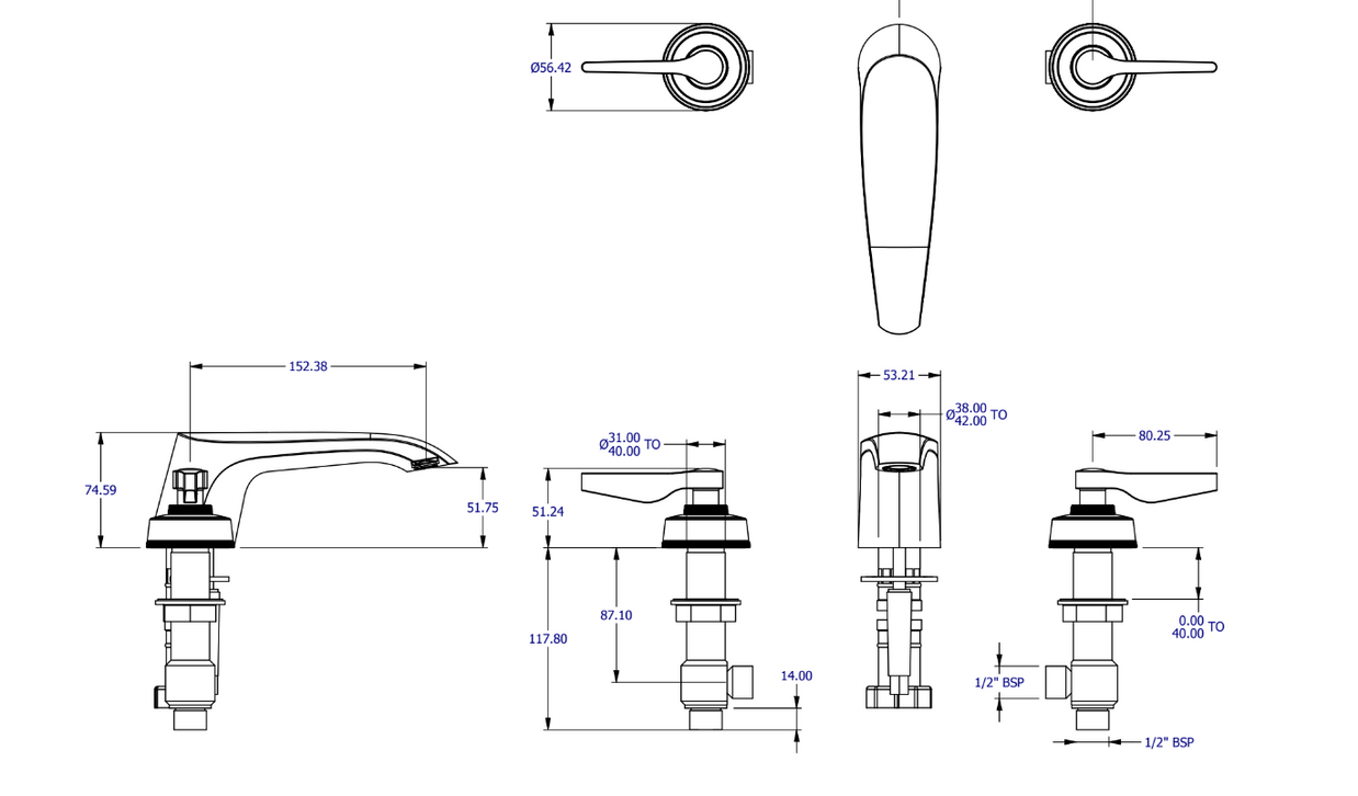 ONE HUNDRED 3TH BASIN MIXER