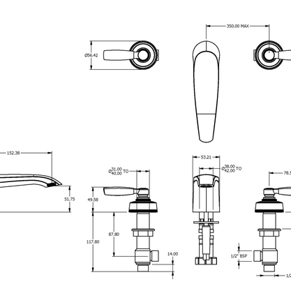ONE HUNDRED 3TH BASIN MIXER