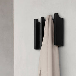 KD COLUMN COAT RACK 210X55X180MM SOLID OAK BLACK