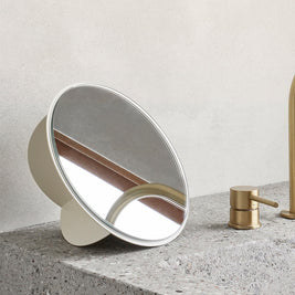 KD MIRROR SCULPTURE 250X180X200MM BEIGE
