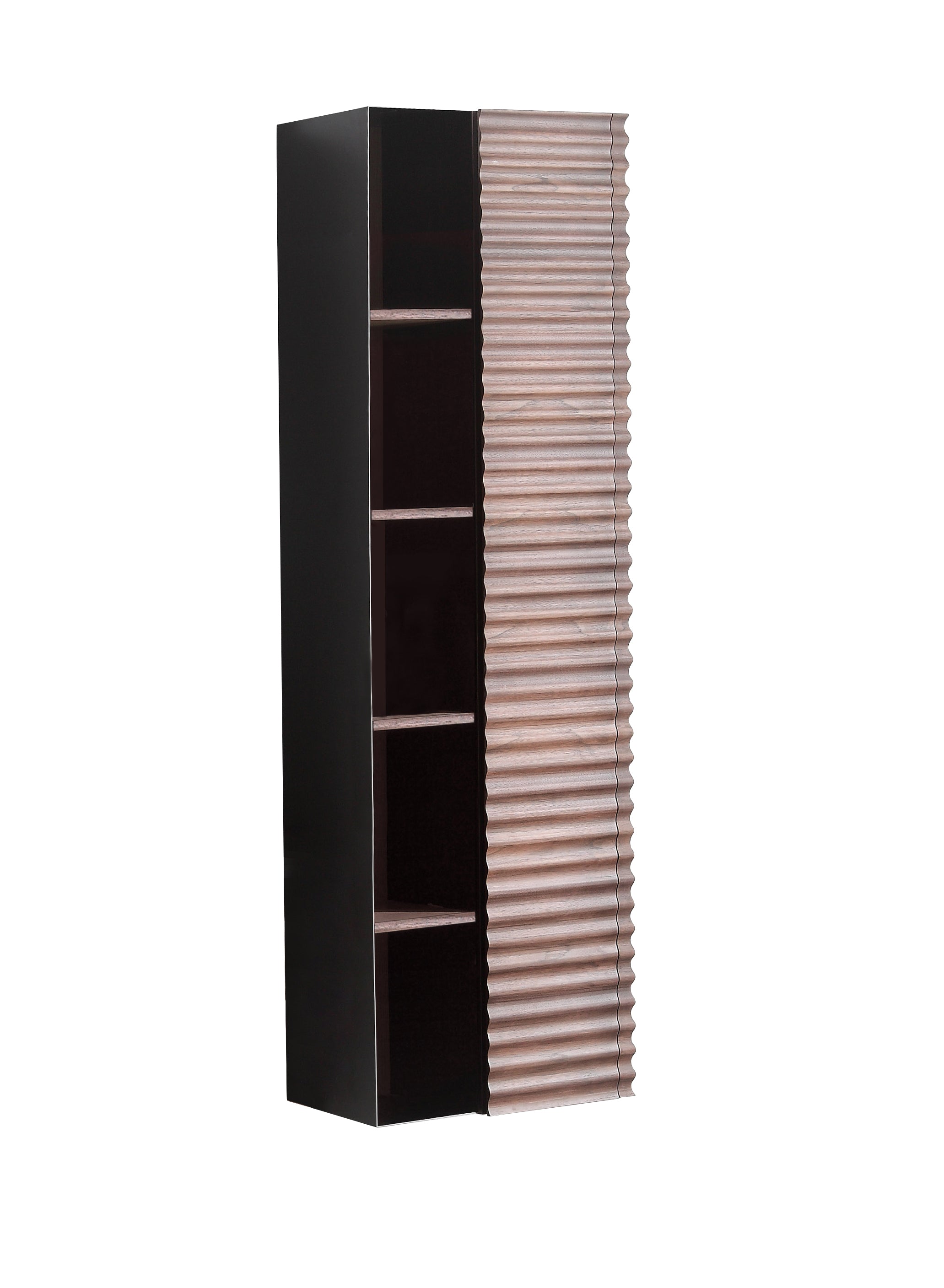LOOM TOWER BLACK METAL OPEN SHELF