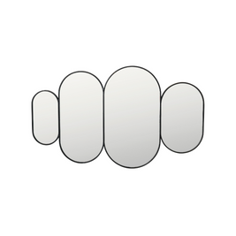 BROSTE PELLE MIRROR 840X20X510MM BLACK